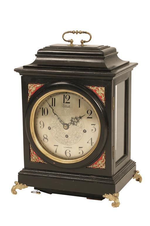 ELLIOTT LONDON, a three train repeating bracket clock