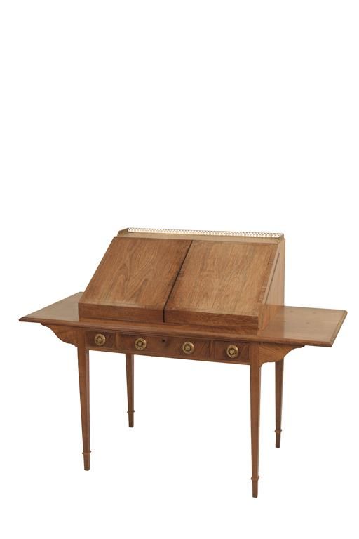 SHERATON STYLE EXOTIC WOOD DESK