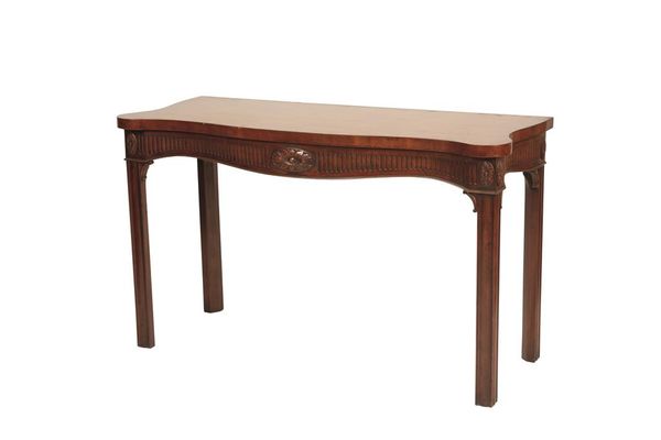 GEORGE III STYLE MAHOGANY CONSOLE TABLE