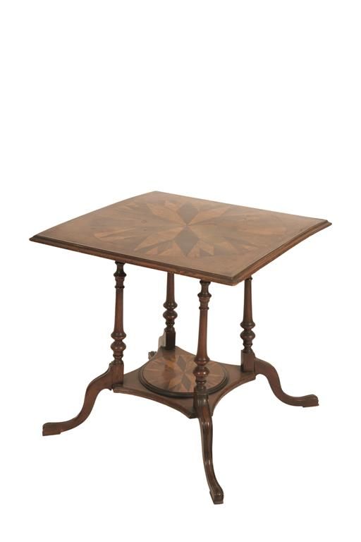 COLONIAL SPECIMEN WOOD TABLE