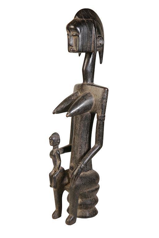 WOODEN BAMANA MATERNITY FIGURE