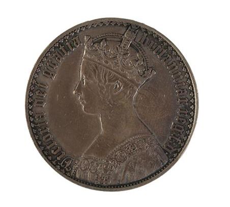 1847 VICTORIA GOTHIC CROWN About VF