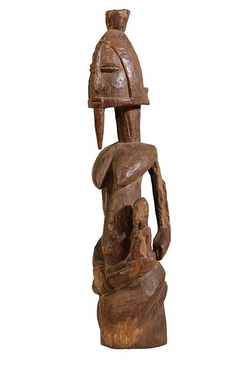 DOGON WOODEN MATERNITY FIGURE