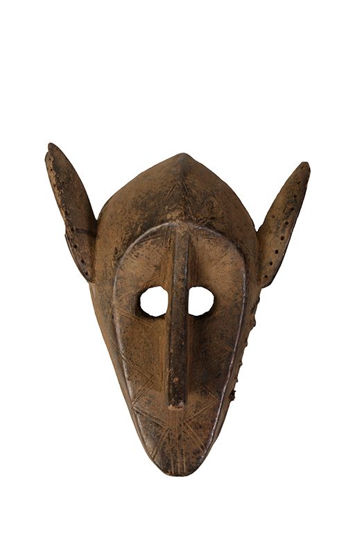 WOODEN HYENA MASK (SURKU)