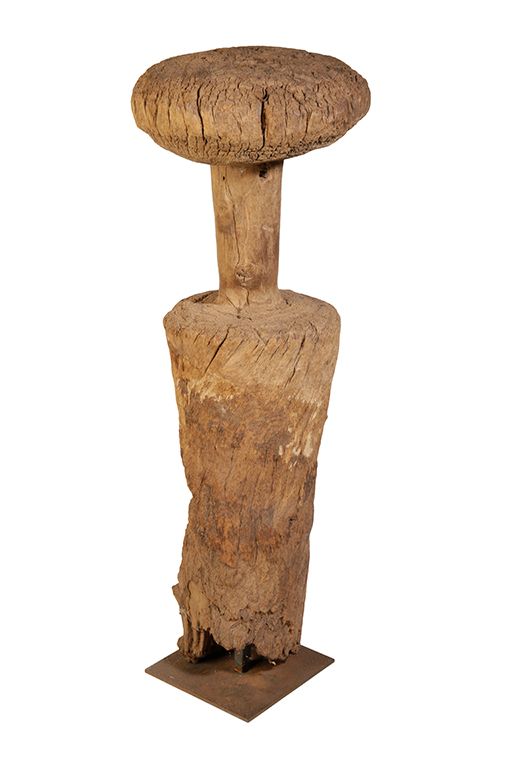 WOODEN TRIBAL MASSIVE PESTLE