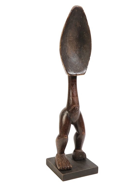 DAN WOODEN FIGURAL SPOON