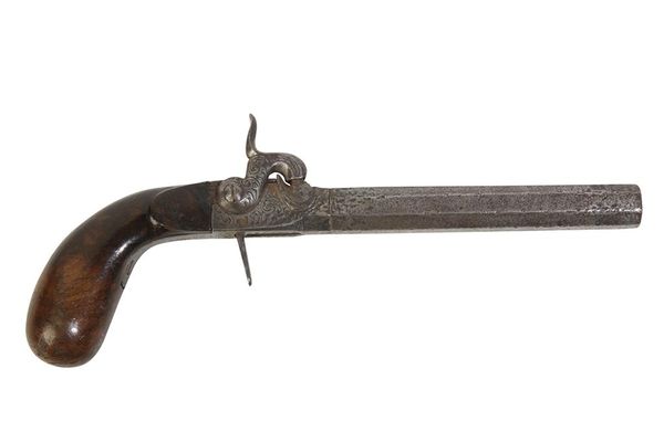 MID-19TH CENTURY PERCUSSION PISTOL