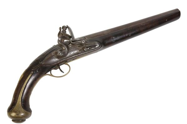 CONTINENTAL FLINT LOCK OFFICERS PISTOL