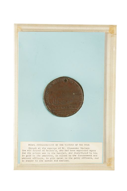 DAVIDSON BRONZE MEDAL FOR THE BATTLE OF THE NILE