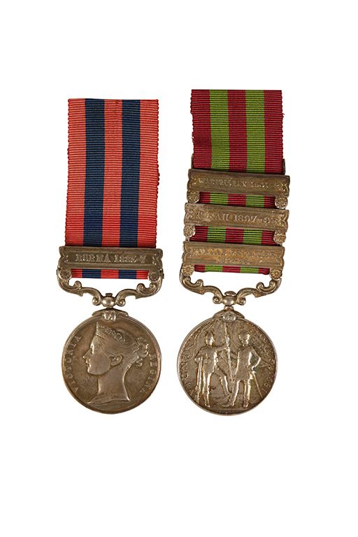 TWO VICTORIAN CAMPAIGN MEDALS TO COLONIAL TROOPS