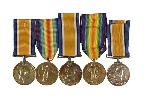 MEDALS TO THREE GREAT WAR CASUALTIES FROM THE ISLE OF WIGHT