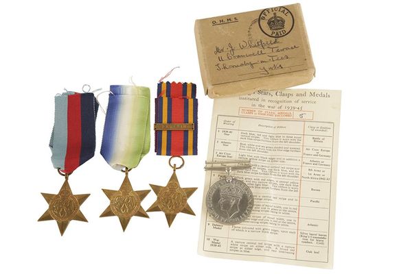 BOXED WWII MEDALS