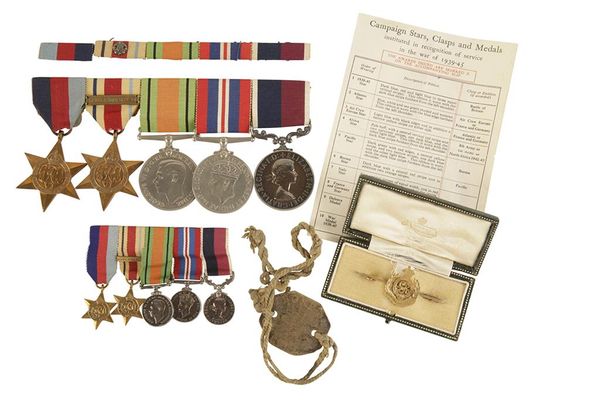 RAF LONG SERVICE GOOD CONDUCT GROUP OF FIVE MEDALS