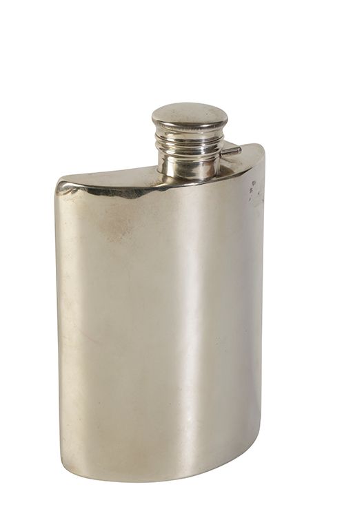 STERLING SILVER HIP FLASK