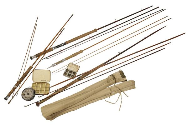 C. FARLOW & CO. LTD. FOUR PIECE SPLIT CANE FLY ROD