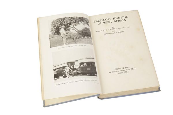 STANLEY W.B & HODESON C. 'ELEPHANT HUNTING IN WEST AFRICA'