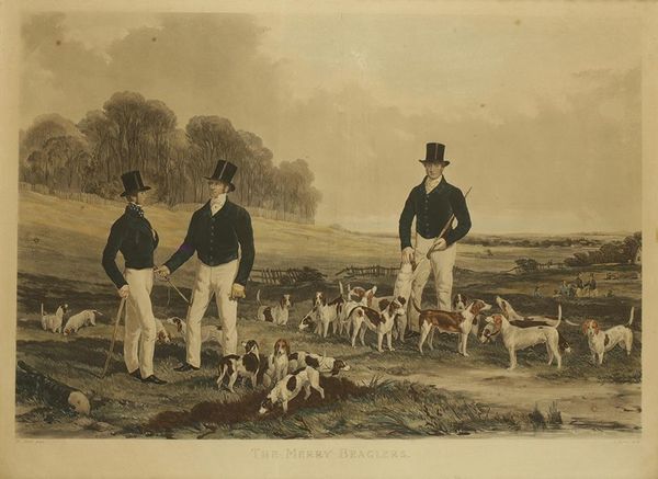 B.J. HARRIS AFTER HARRY HALL (1814-1822) 'THE MERRY BEAGLERS'