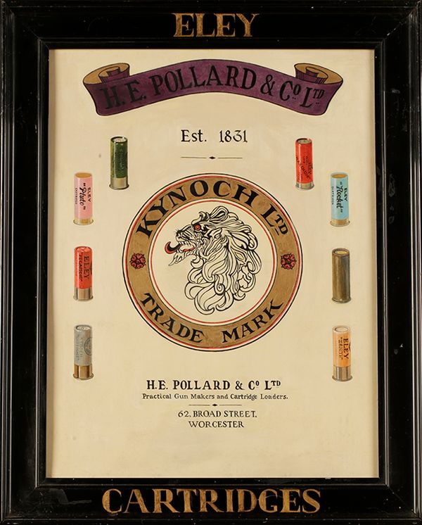 H.E. POLLARD &CO LTD: advertising poster for Eley cartridges