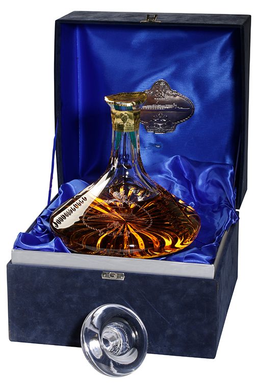 QE2 GLENCAIRN CRYSTAL WHISKY DECANTER