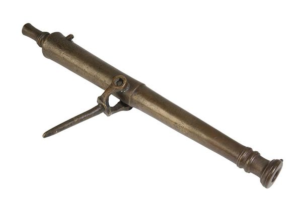 19TH CENTURY BRONZE SHIPS SWIVEL CANNON