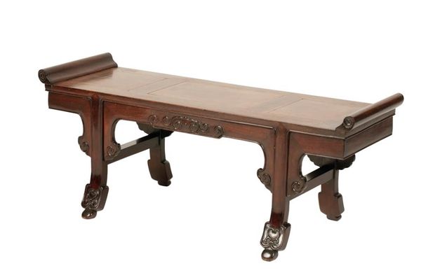 HUANGHUALI AND BURRWOOD KANG TABLE, QING DYNASTY, 19TH CENTURY