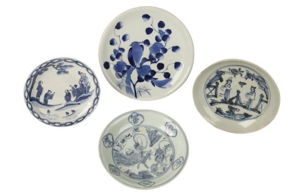 BLUE AND WHITE DISH, 17TH CENTURY