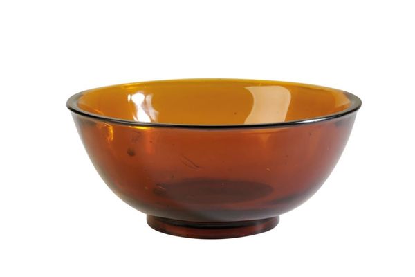 PEKING AMBER GLASS BOWL