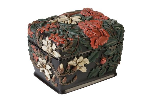 FINE JAPANESE LACQUER BOX, MEIJI PERIOD