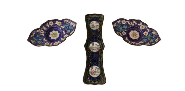 CHINESE ENAMEL DISH