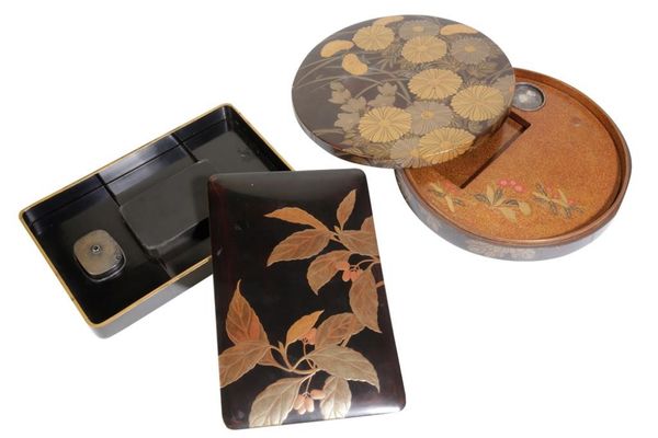 JAPANESE LACQUER WRTING BOX, MEIJI PERIOD