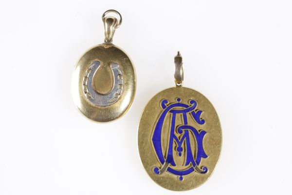 VICTORIAN MONOGRAMMED LOCKET