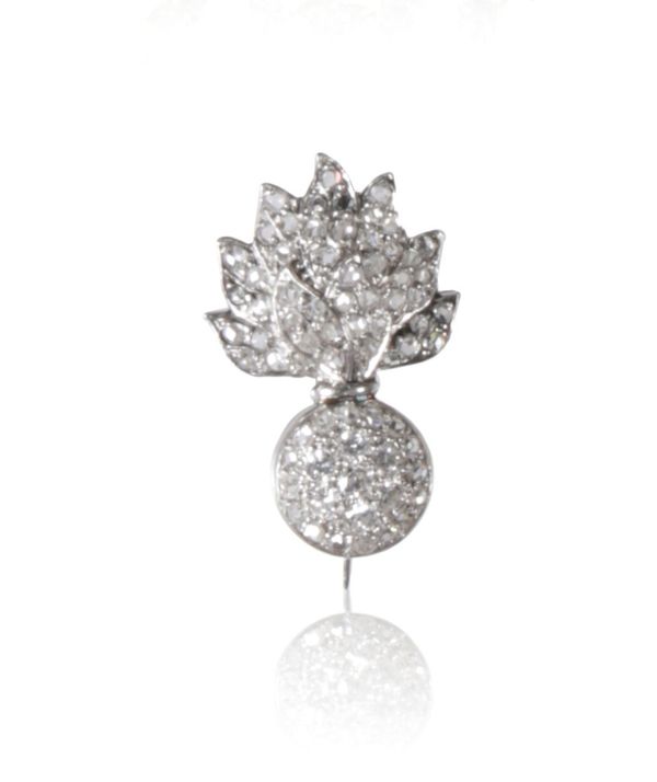 DIAMOND MILITARY SWEETHEART BROOCH