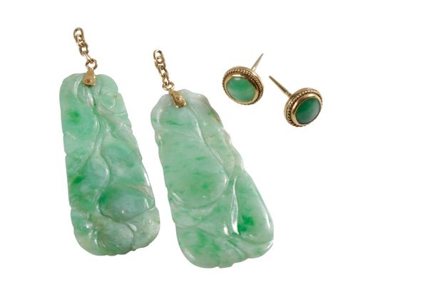 JADEITE DROP EARRINGS