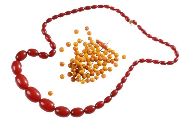 “AMBER” BEAD NECKLACE