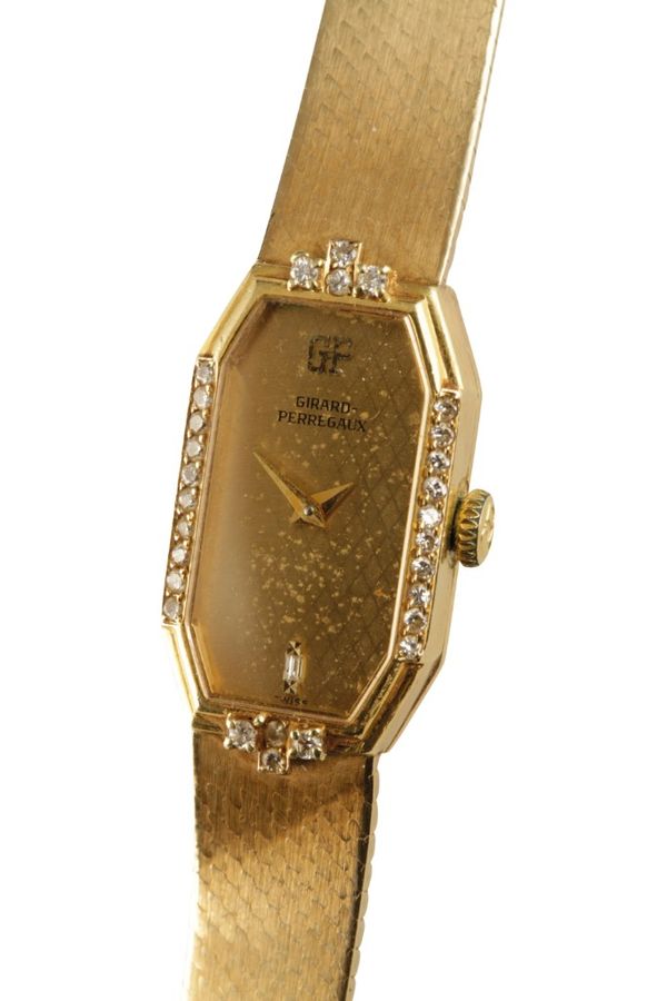 GIRARD-PERREGAUX 14CT GOLD LADIES BRACELET WATCH