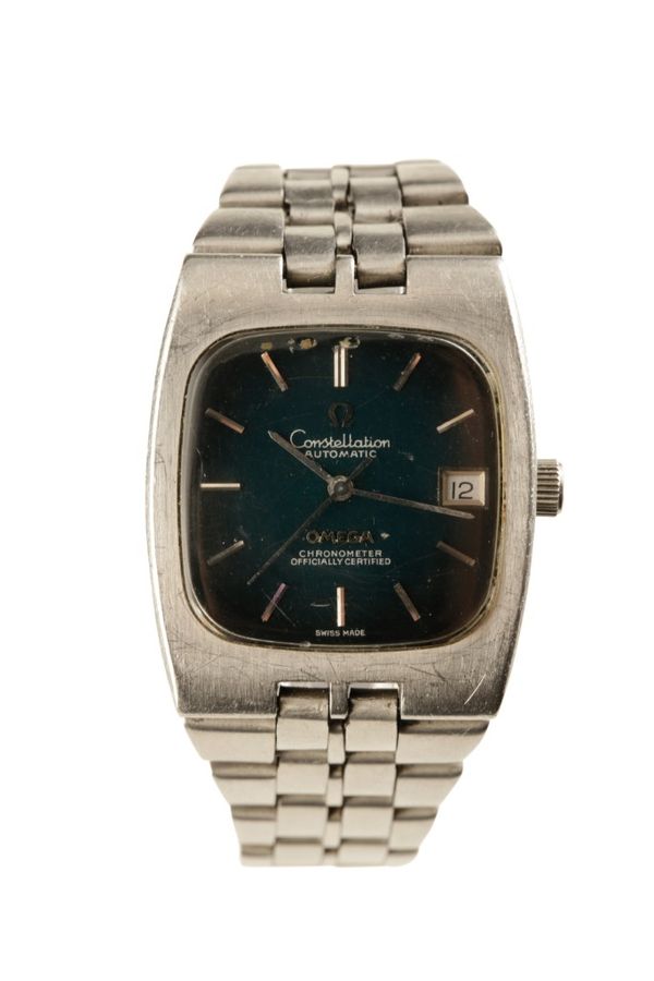 OMEGA CONSTELLATION GENTLEMAN'S STAINLESS STEEL BRACELET WATCH