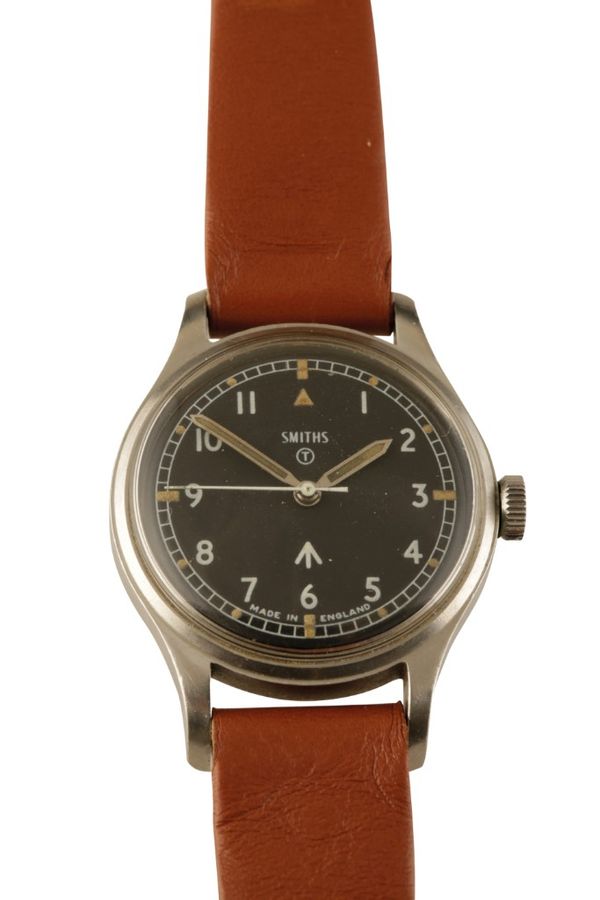 SMITHS GENTLEMAN'S STAINLESS STEEL CASE MILITARY WRIST WATCH