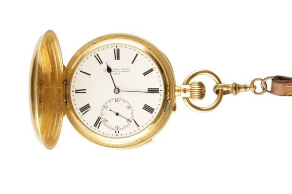 VICTORIAN 18CT YELLOW GOLD HUNTER-CASED POCKET WATCH