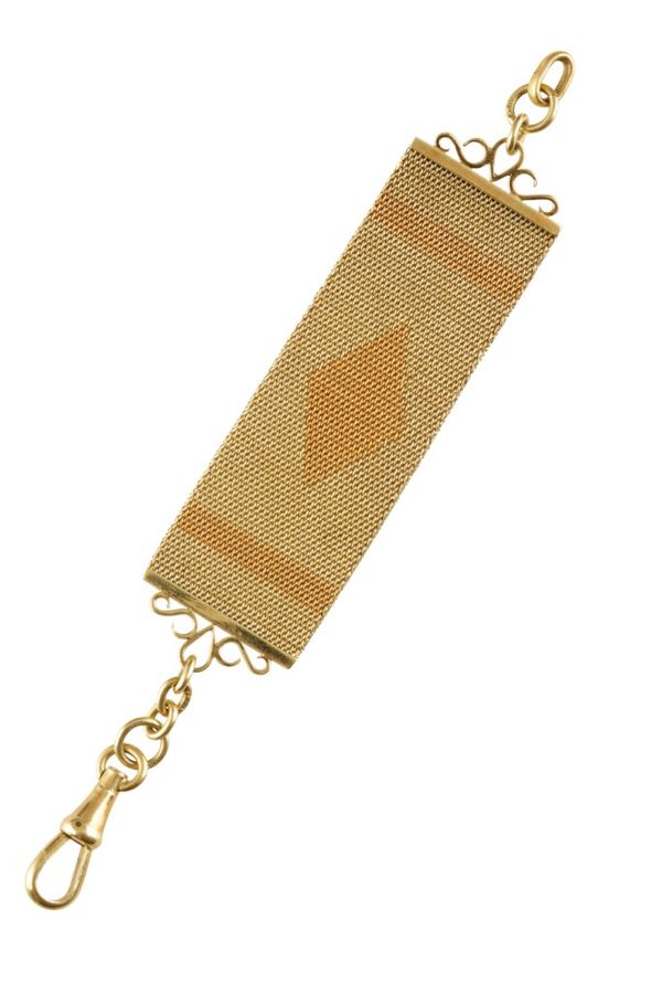 18CT GOLD POCKET WATCH STRAP, (c.22g)