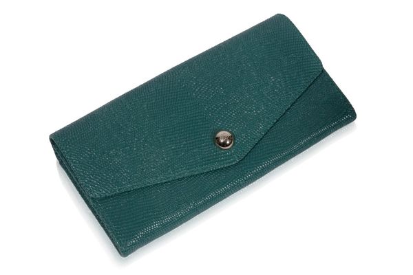 MULBERRY GREEN LEATHER PURSE