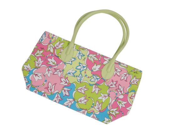 PUCCI MULTI COLOURED FABRIC TOTE