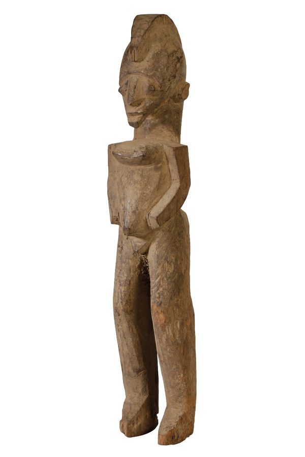 WOODEN LOBI STANDING FIGURE