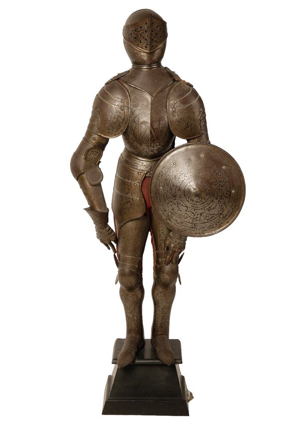 LATE 19TH CENTURY MINIATURE SUIT OF ARMOUR