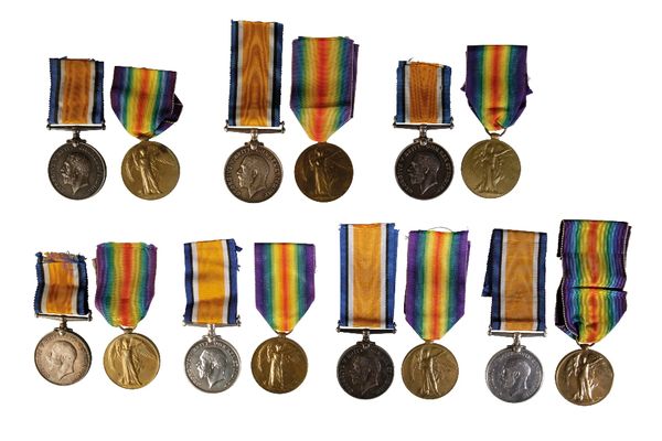 SIX GREAT WAR MEDAL PAIRS