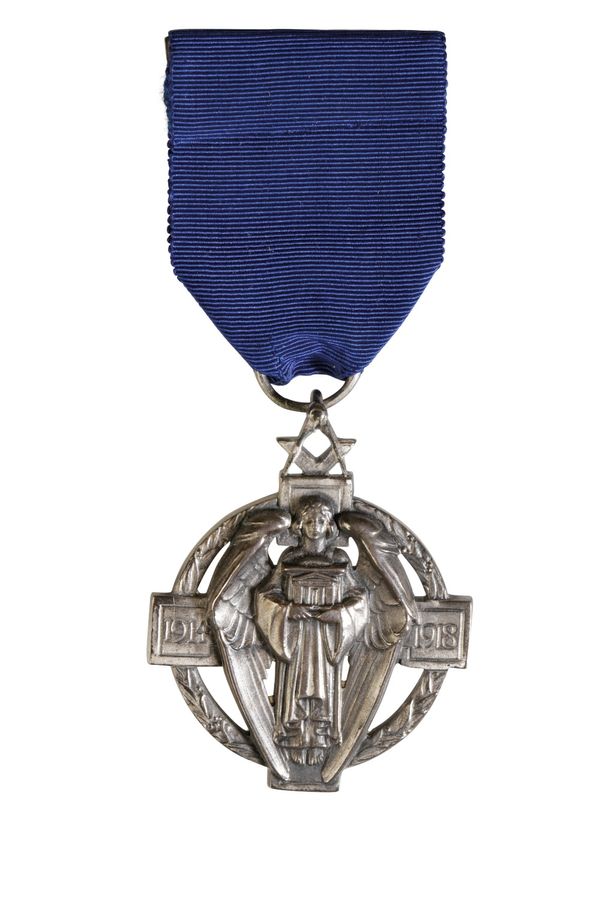 MASONIC GREAT WAR TRIBUTE MEDAL presented to Bro F J Fougies