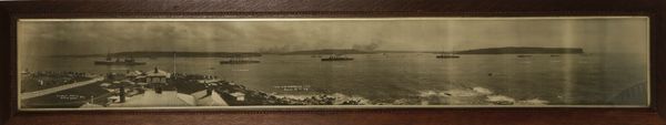 FRAMED PHOTOGRAPH OF THE ARRIVAL OF THE AUSTRALIAN FLEET IN SYDNEY