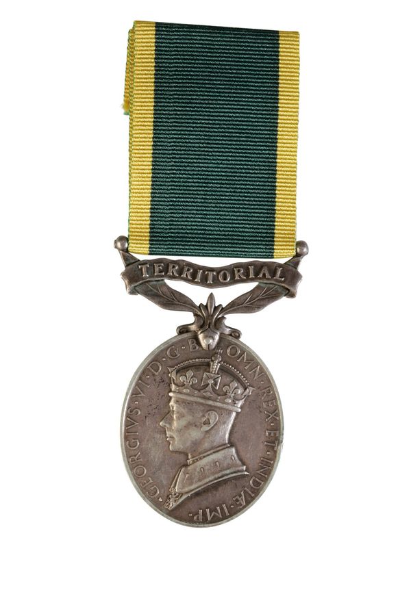 GEORGE VI TERRITORIAL EFFICIENCY MEDAL to 6013233 Pte R J Coates Seaforth