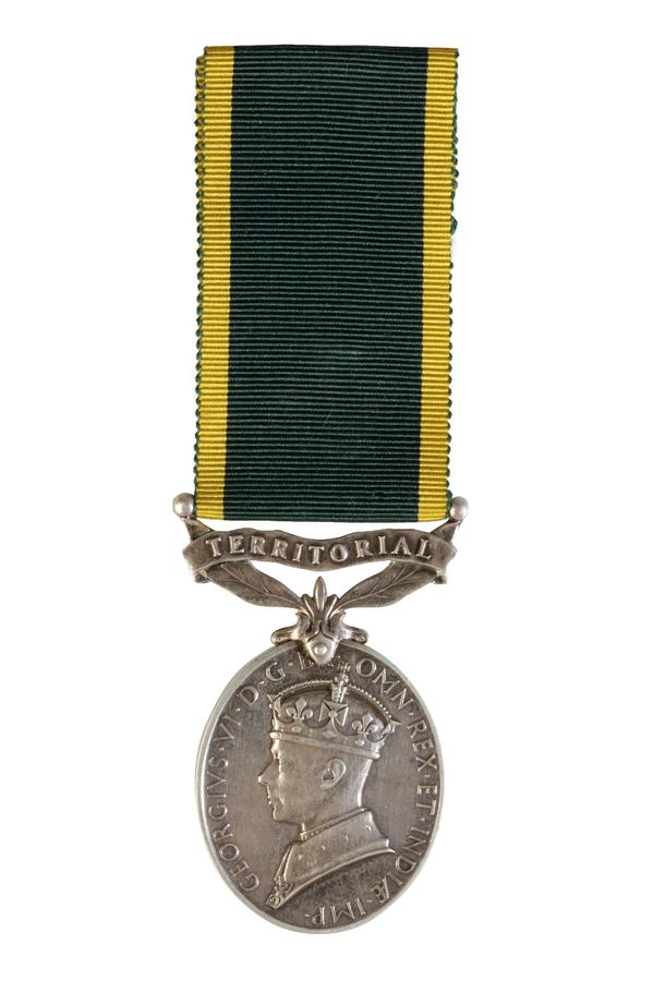 GEORGE VI TERRITORIAL EFFICIENCY MEDAL to 4613046 Pte W Kershaw