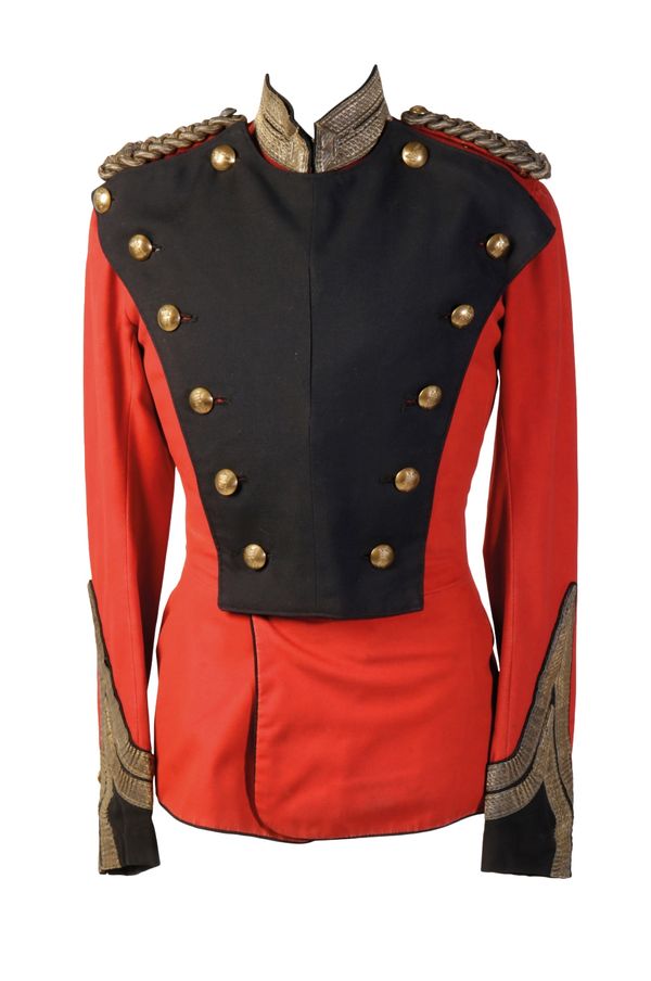 VICTORIAN 16TH QUEENS LANCERS LIEUTENANTS TUNIC