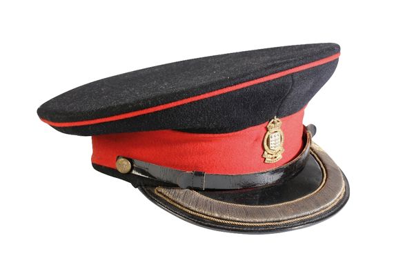 EDWARDIAN STAFF OFFICERS ARMY ORDNANCE CORPS VISOR